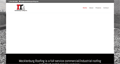 Desktop Screenshot of mecklenburgroofing.com